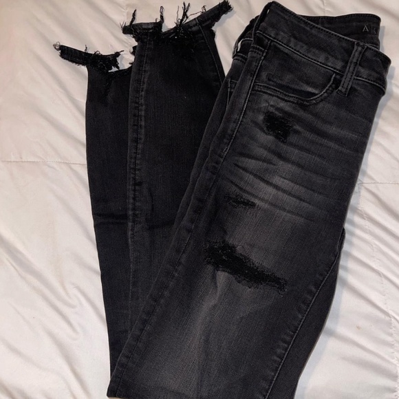 American Eagle Outfitters Women's Black Jeans - Picture 1 of 4